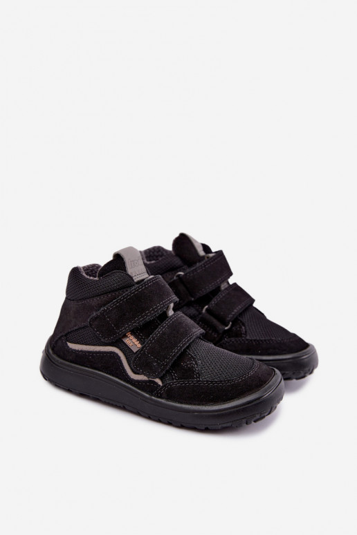 Calzature in suede per bambini Barefoot Froddo G3110266-20 nere