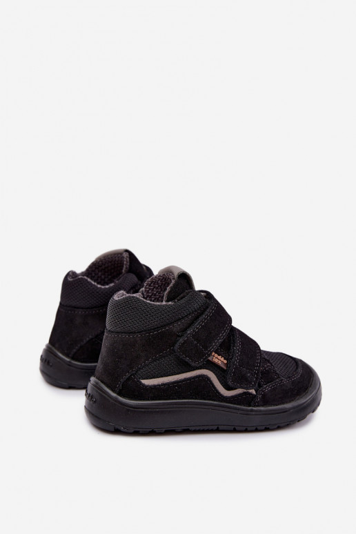 Calzature in suede per bambini Barefoot Froddo G3110266-20 nere