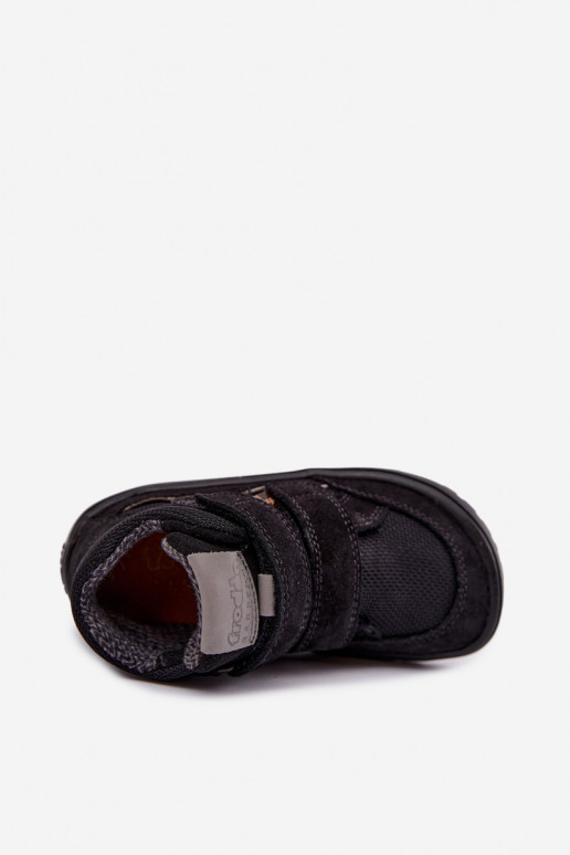 Calzature in suede per bambini Barefoot Froddo G3110266-20 nere