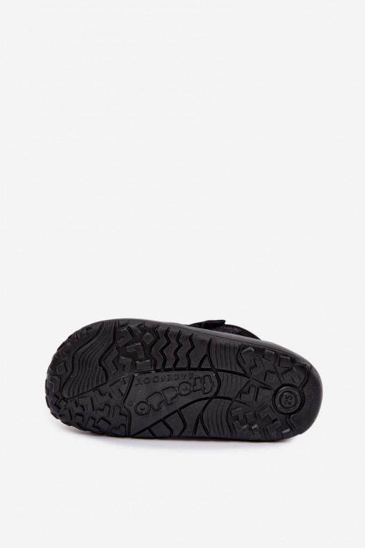 Calzature in suede per bambini Barefoot Froddo G3110266-20 nere