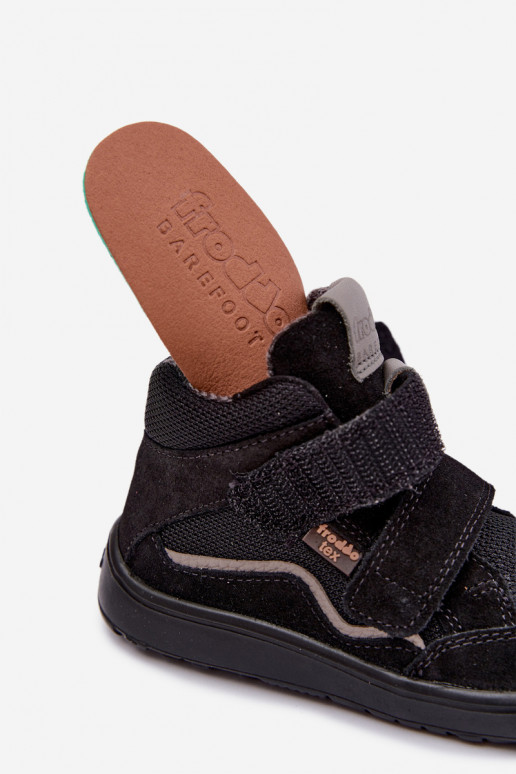 Calzature in suede per bambini Barefoot Froddo G3110266-20 nere