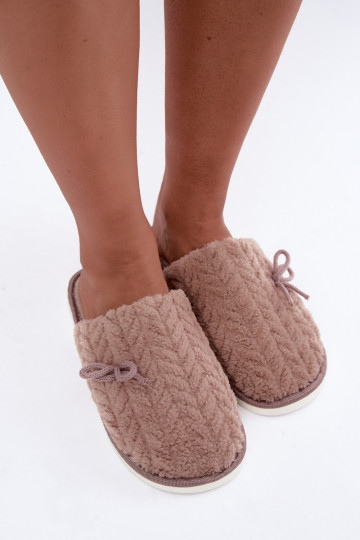 Pantofole da donna Vinceza 105109 color sabbia 2