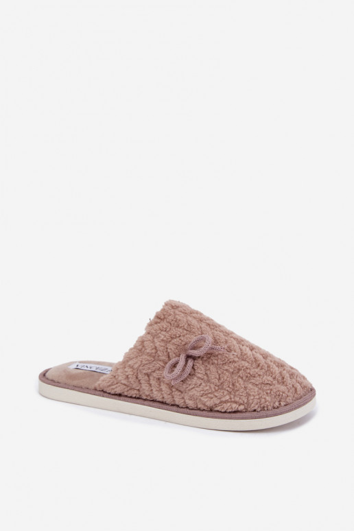 Pantofole da donna Vinceza 105109 color sabbia
