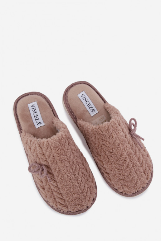 Pantofole da donna Vinceza 105109 color sabbia