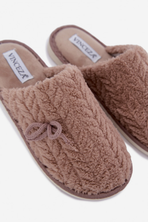Pantofole da donna Vinceza 105109 color sabbia