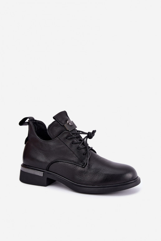 Stivaletti in pelle Vinceza 89151 color nero