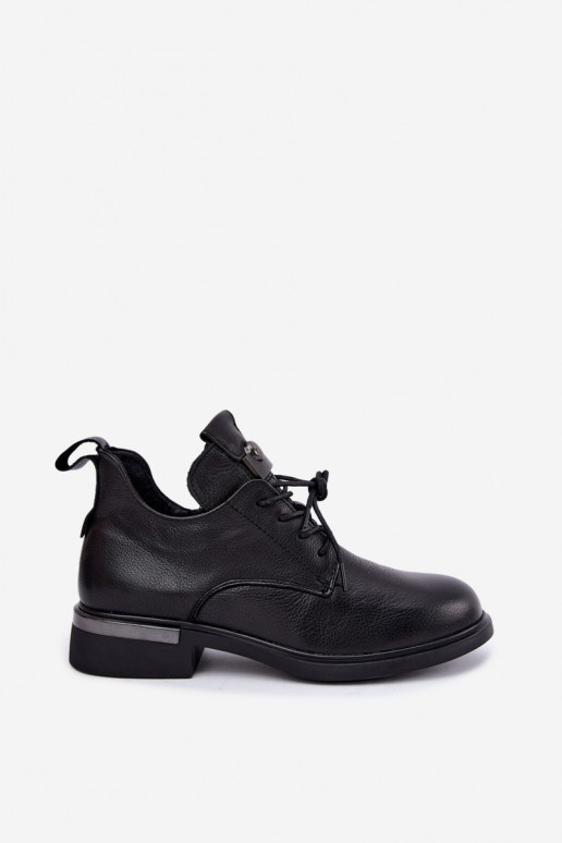 Stivaletti in pelle Vinceza 89151 color nero