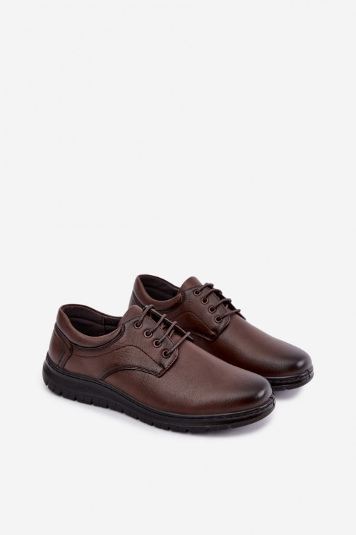 Scarpe da uomo marrone scuro Varell