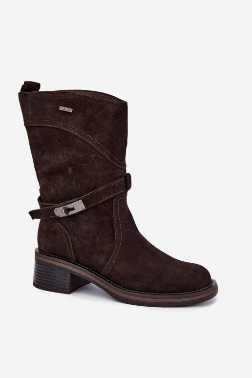 Stivaletti isolati da donna Big Star UU274609 cioccolato