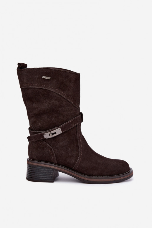 Stivaletti isolati da donna Big Star UU274609 cioccolato