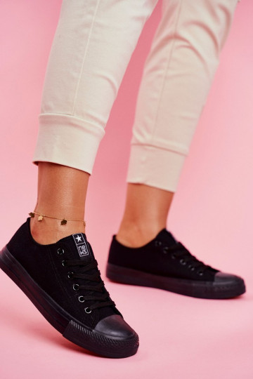 Scarpe casual classiche nere per donna Ecoma