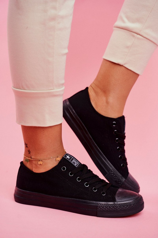 Scarpe casual classiche nere per donna Ecoma