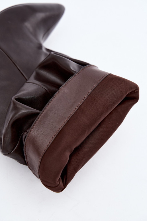 Un modello convincente Stivali da donna Typu Slouchy con i tacchi CzekoladoAe Gelra