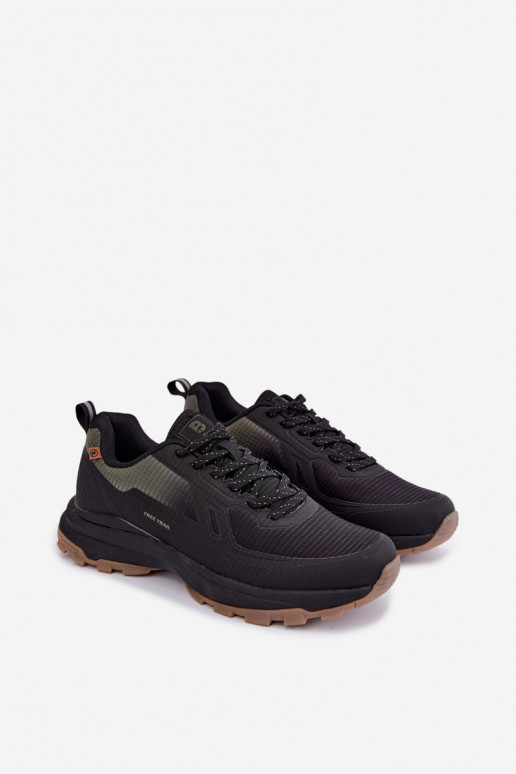 Scarpe sportive da uomo Trekas verde-nero CarroĮ
