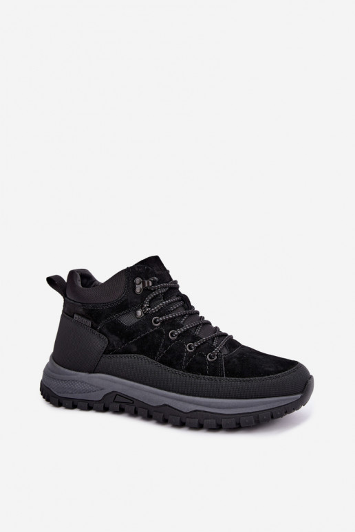 Stivali isolati in suede da uomo Big Star UU174246 neri