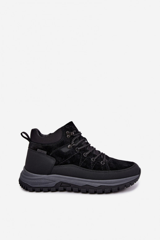 Stivali isolati in suede da uomo Big Star UU174246 neri