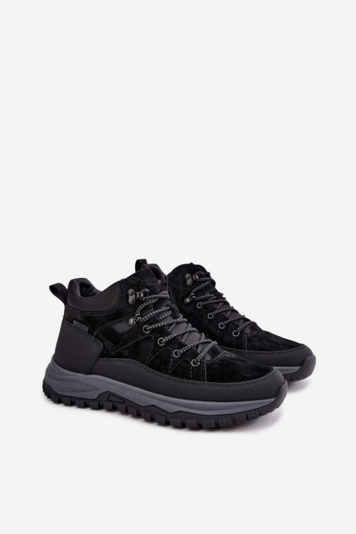 Stivali isolati in suede da uomo Big Star UU174246 neri