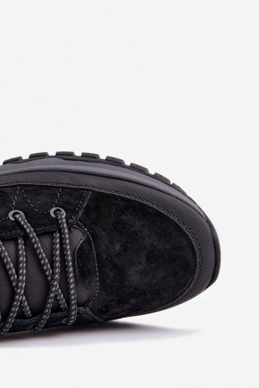 Stivali isolati in suede da uomo Big Star UU174246 neri