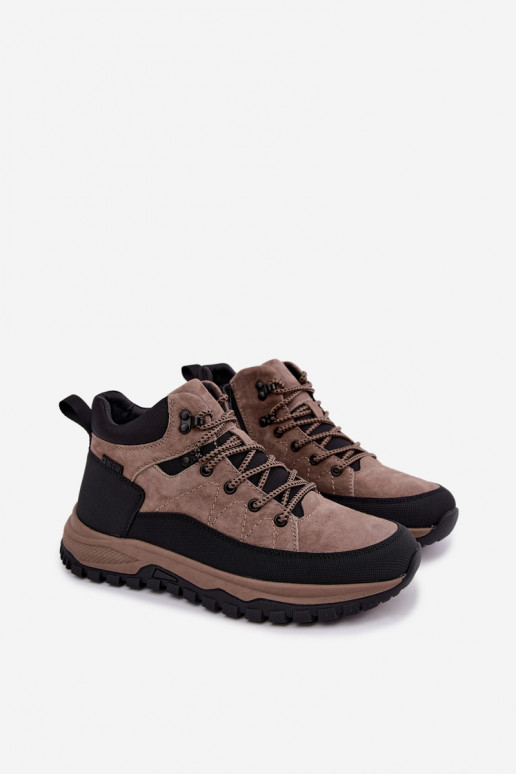 Stivali isolati in suede da uomo Big Star UU174247 sabbia