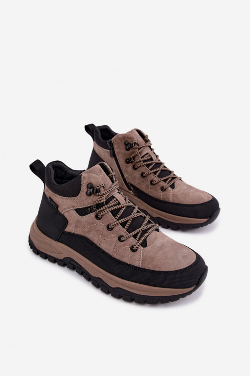 Stivali isolati in suede da uomo Big Star UU174247 sabbia