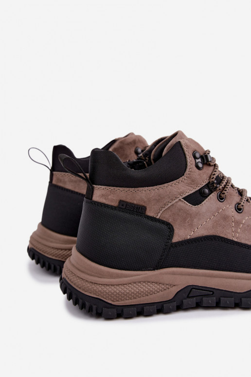 Stivali isolati in suede da uomo Big Star UU174247 sabbia
