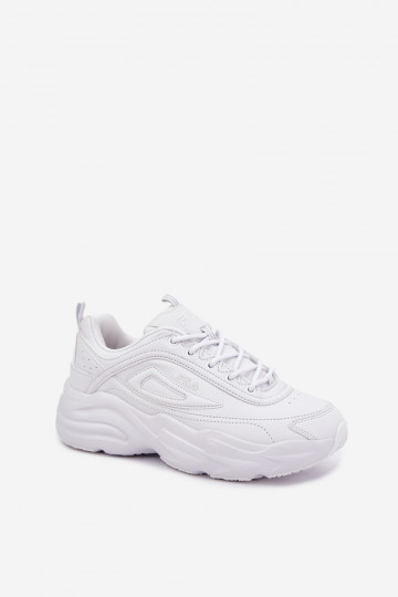 Sneakers da donna con piattaforma FLA SKYE FFIN0586.13033 bianche