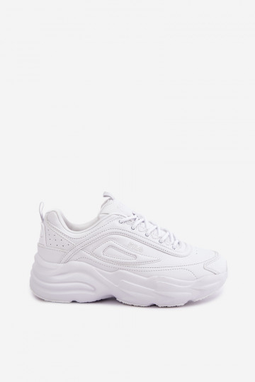 Sneakers da donna con piattaforma FLA SKYE FFIN0586.13033 bianche 2