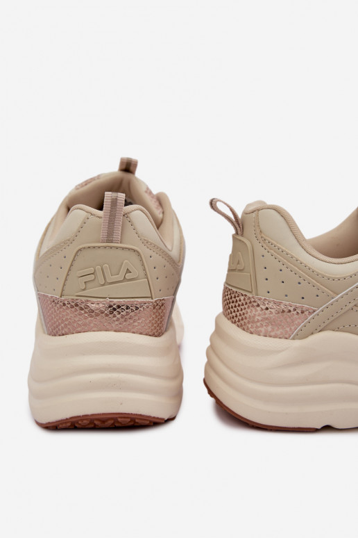 Sneakers da donna con piattaforma FLA SKYE FFIN0586.73239 sabbia