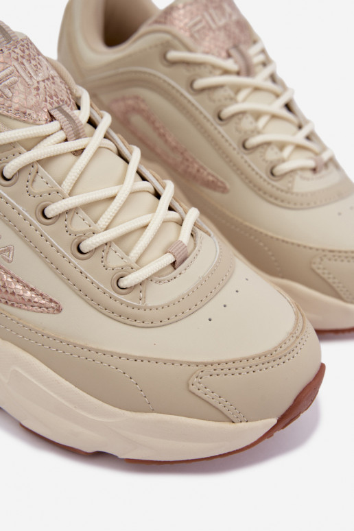 Sneakers da donna con piattaforma FLA SKYE FFIN0586.73239 sabbia