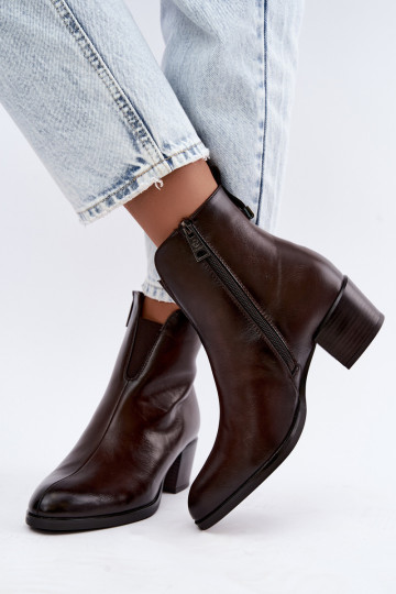 Stivaletti isolati Klocke Vinceza 58654 in colore cioccolato 2