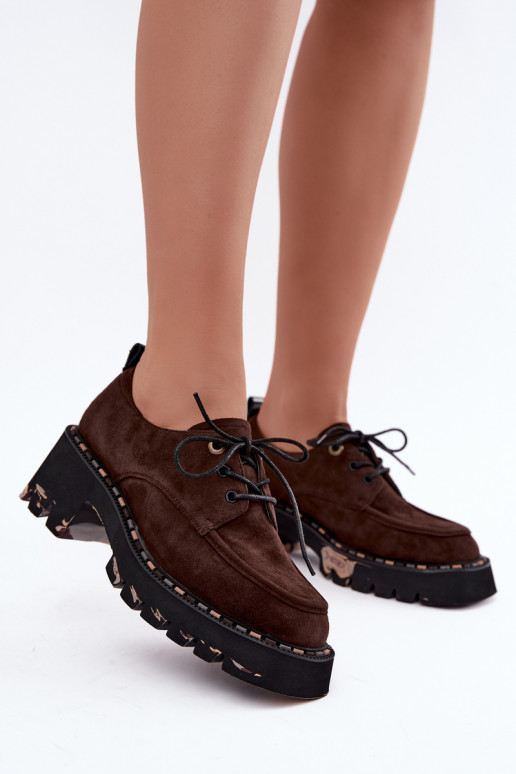 Stivali da donna in ecopelle scamosciata Klocke Artiker 59C0276 cioccolato