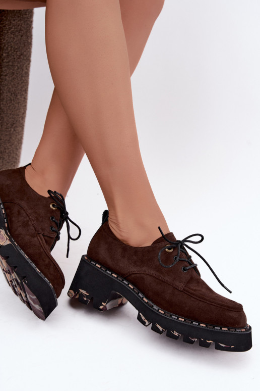 Stivali da donna in ecopelle scamosciata Klocke Artiker 59C0276 cioccolato