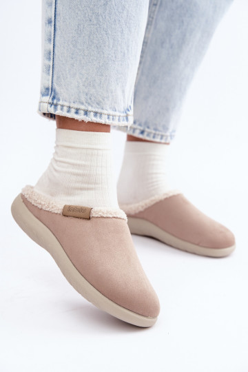 Pantofole da donna con isolamento Inblu ET000042 sabbia