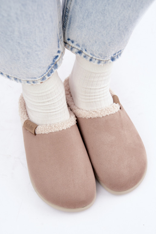 Pantofole da donna con isolamento Inblu ET000042 sabbia