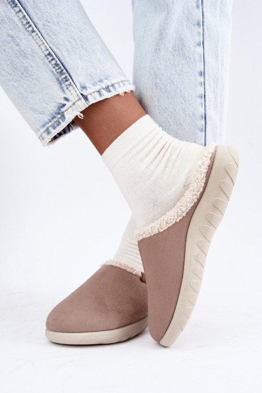 Pantofole da donna con isolamento Inblu ET000042 sabbia