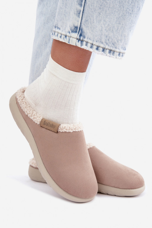 Pantofole da donna con isolamento Inblu ET000042 sabbia