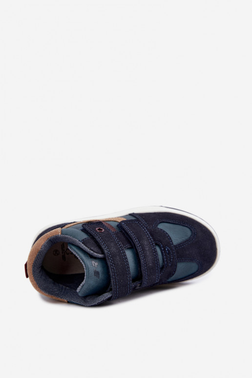 Sneakers per ragazzi blu scuro Bartek 8801216