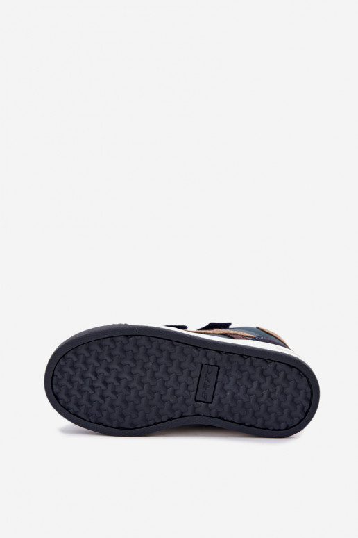Sneakers per ragazzi blu scuro Bartek 8801216