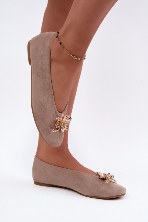 Ballerine con decorazioni in sabbia Briellea