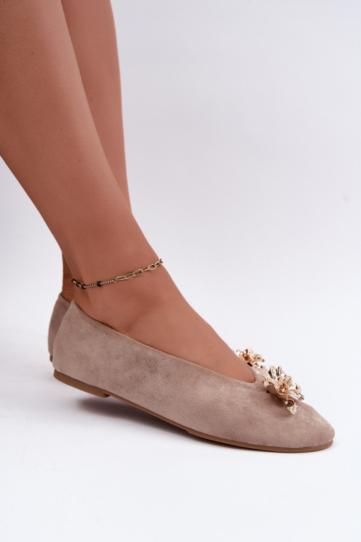 Ballerine con decorazioni in sabbia Briellea