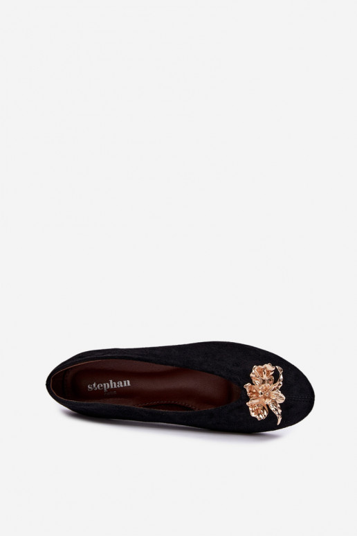 Ballerine con decorazioni in nero Briellea
