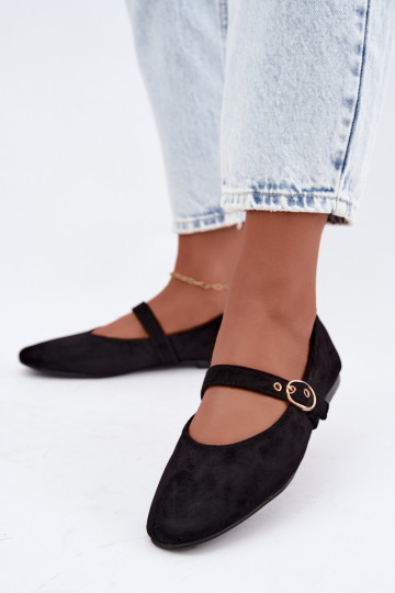 Ballerine stile Mary Jane color nero Nolenne 2