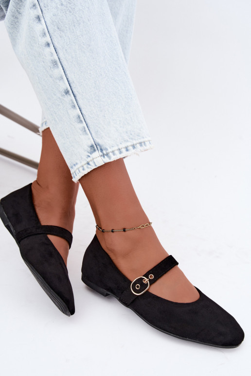 Ballerine stile Mary Jane color nero Nolenne