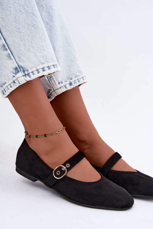 Ballerine stile Mary Jane color nero Nolenne