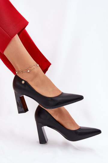 Scarpe con tacco dallo stile elegante Vinceza 62221 colore nero
