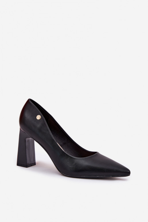 Scarpe con tacco dallo stile elegante Vinceza 62221 colore nero