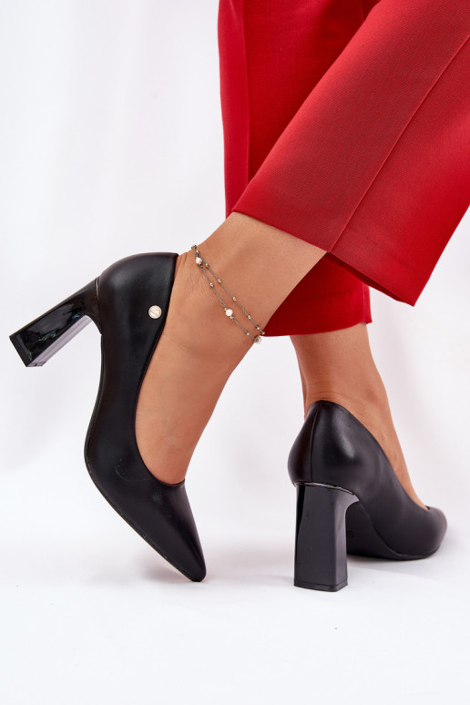 Scarpe con tacco dallo stile elegante Vinceza 62221 colore nero