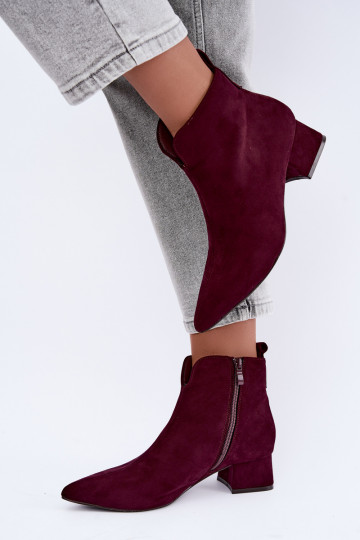 Stivaletti bordeaux Klocke Heliara
