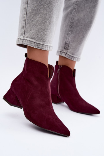 Stivaletti bordeaux Klocke Heliara 2