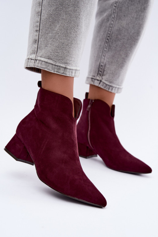 Stivaletti bordeaux Klocke Heliara